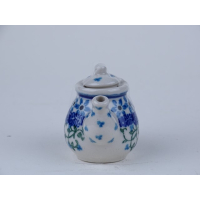 Bunzlau miniatuur theepotje 5 cm. * 309-1820*